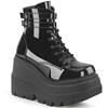 DemoniaCult - SHAKER52 Plattformstiefel - Schwarz Product image